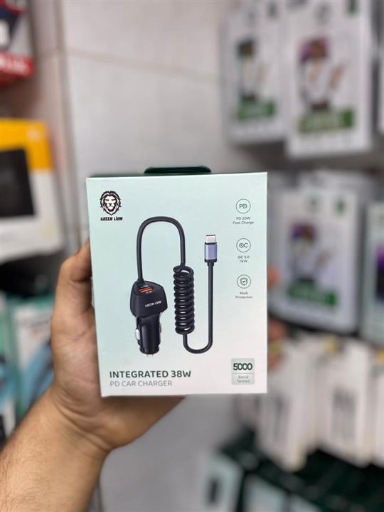 شارژر فندکی خوردو گرین لاین type-c (اصلی)